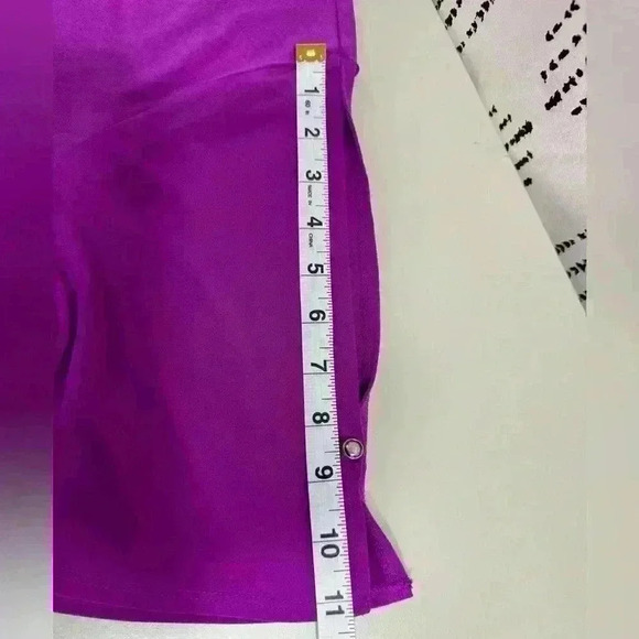 Susan Graver Liquid Knit Top with Split Sleeves Magenta Size 1X Fall Classic - Picture 5 of 13